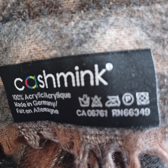 Cashmink Men's Scarf Made in Germany - Picture 3 of 5
